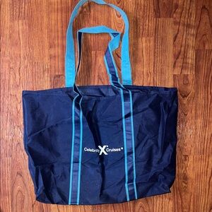 Celebrity Cruises Blue Reusable Shopping Tote Bag